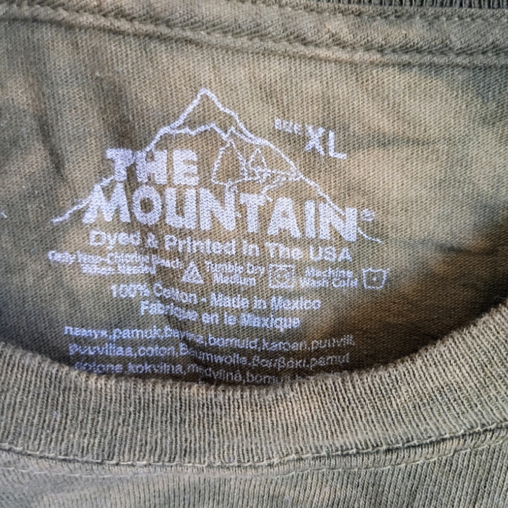 The Mountain Olive Green T-Shirt - Picture 3 of 7